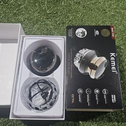 KEMEI Professional Hair Cutter for Men, Automatic Circular Hair Cutter, Wireless Haircut Kit with LED Screen, KM-887 P 