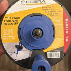 Pistol Grip Drum Auger