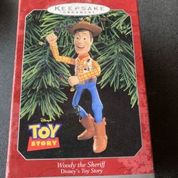 90’s Disney Toy Story “ Woody “ Hallmark ornament