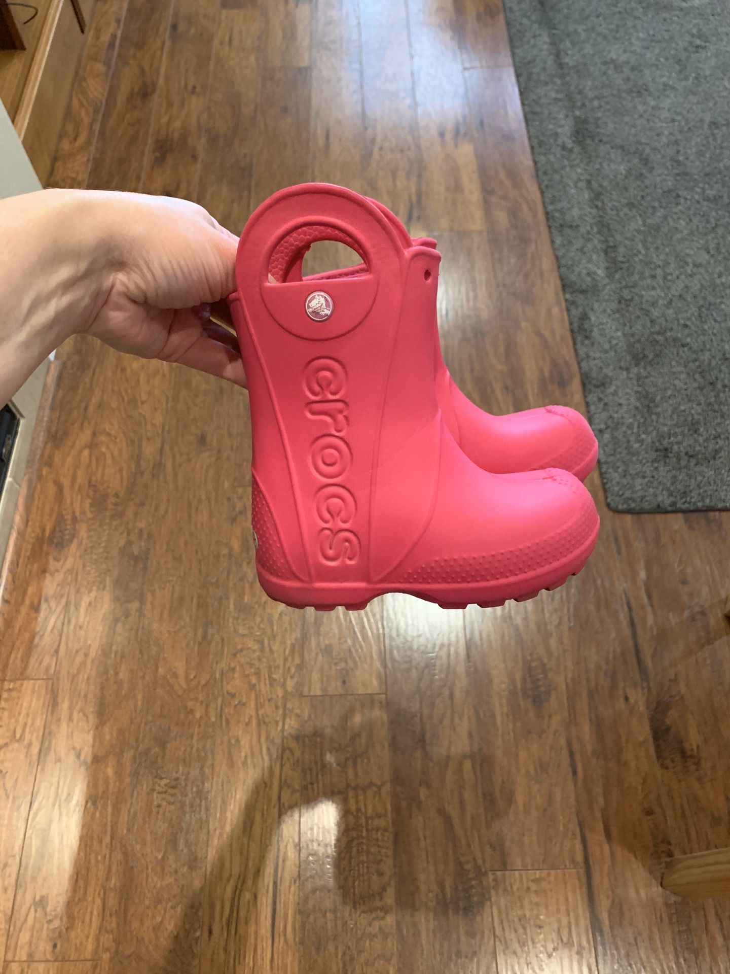 Crocs rain boot - toddler girls size 8