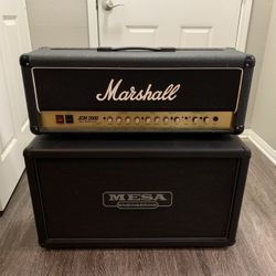 Marshall JCM 2000 DSL100 & Mesa 2x12 w/ Celestion Vintage 30 Speakers