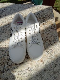 Karl Lagerfeld White Low-Top Sneakers
