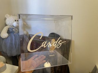 Acrylic Money Card Box