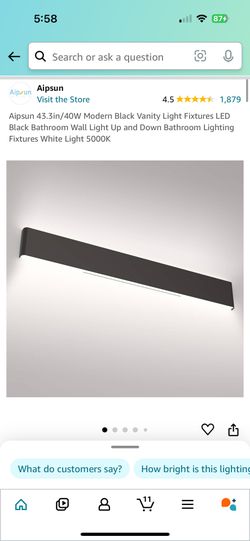 Modern Wall Light. Never Been Used