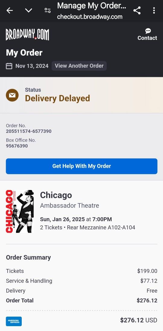 Broadway Tickets for CHICAGO