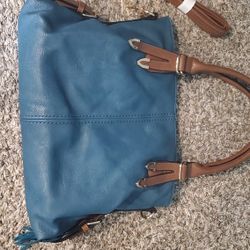 MG Collection Dark Teal Purse