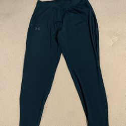 Womens Xl Blue Green Under Armour Jogger Leggings 
