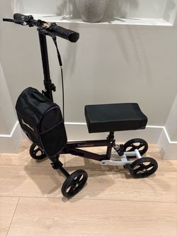 New BlessReach Knee Scooter for Adults, 13" Cozy Knee Pad 300lbs Foldable Leg Scooter