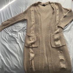 Nude Cardigan, Small/Medium