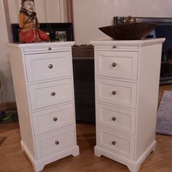 Matching POTTERY BARN 3' Tall 4 Drawer Tower W/Pullout