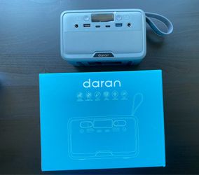 DARAN Portable Power Station 89.6Wh LiFePO4 Battery 100W(200W Peak) Portable Power Station