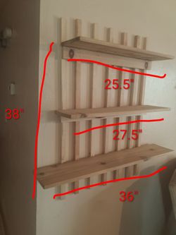 Homemade Wood Shelf