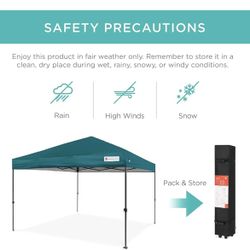 10x10ft Easy Pop Up Canopy Tent 