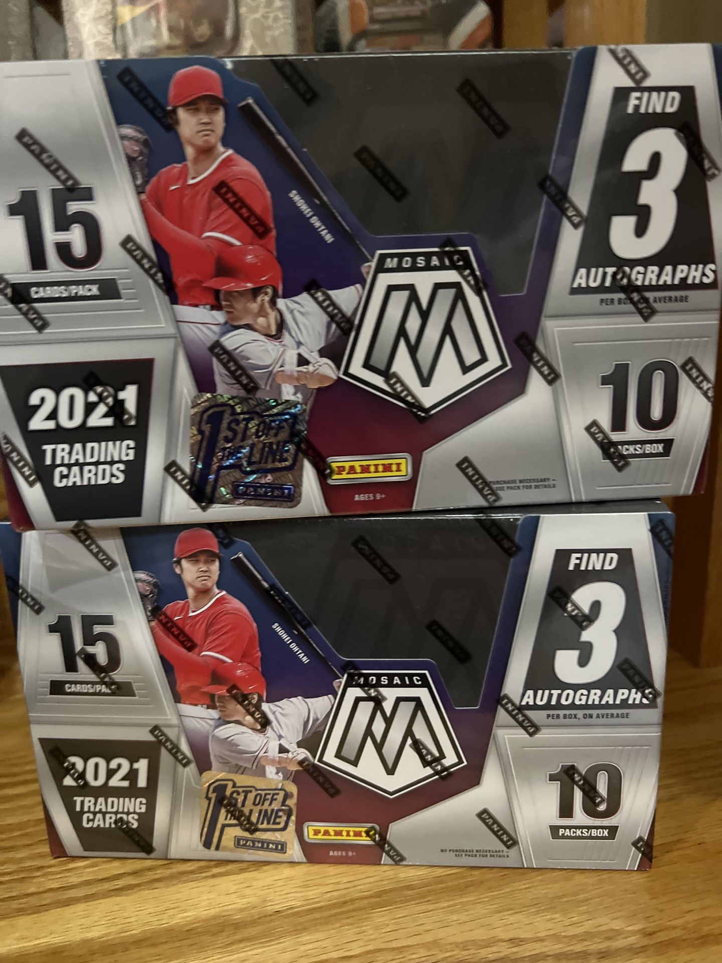 2021 panini mosaic FOTL baseball hobby box