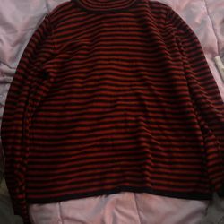 Red And Black Turtleneck 