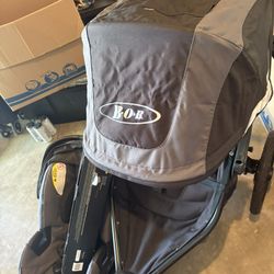 Bobs Stroller With Infant Car Seat 