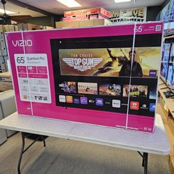 VIZIO 65 INCH QUANTUM PRO TOP RATED QLED TV'S 120 HZ FULL ARRAY HDMI 2.1 W/WARRANTY - PAYMENT PLNS