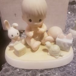 Precious Moments Growing In Grace Vintage Porcelain Figures