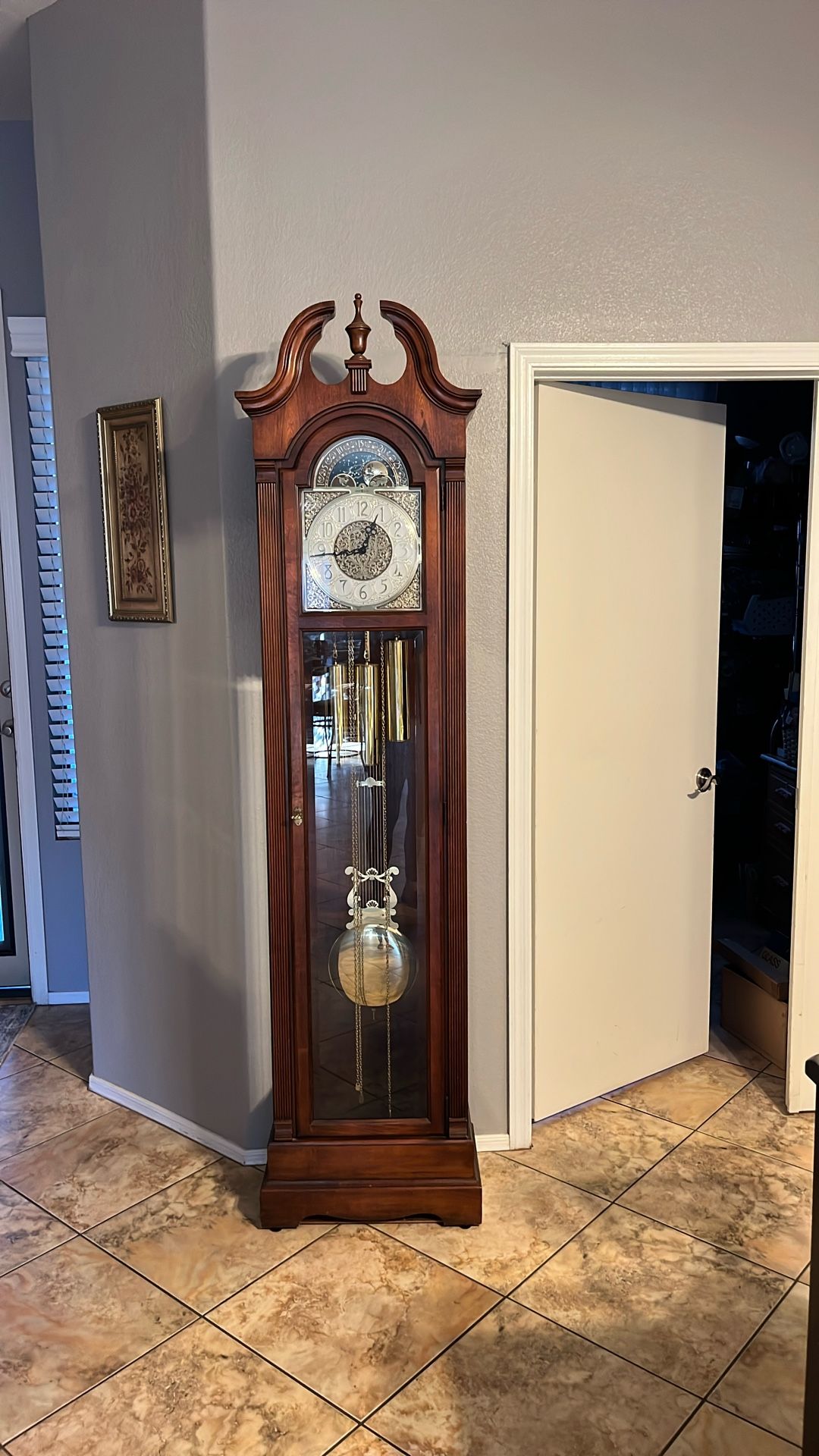 1990 Howard Miller Grandfather Clock