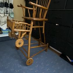 Vintage High Chair/Stroller 