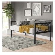 Twin Modern Metal Day Bed Frame