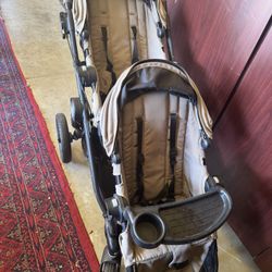 City Select DOUBLE STROLLER removable Seats 