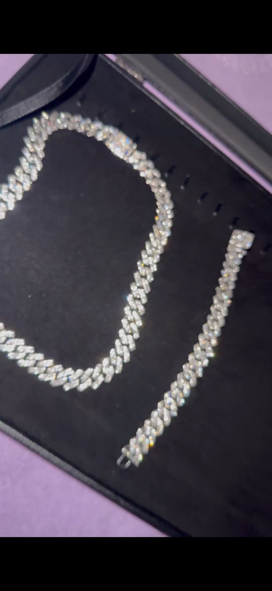 VVS Moissanite Chain And Bracelet