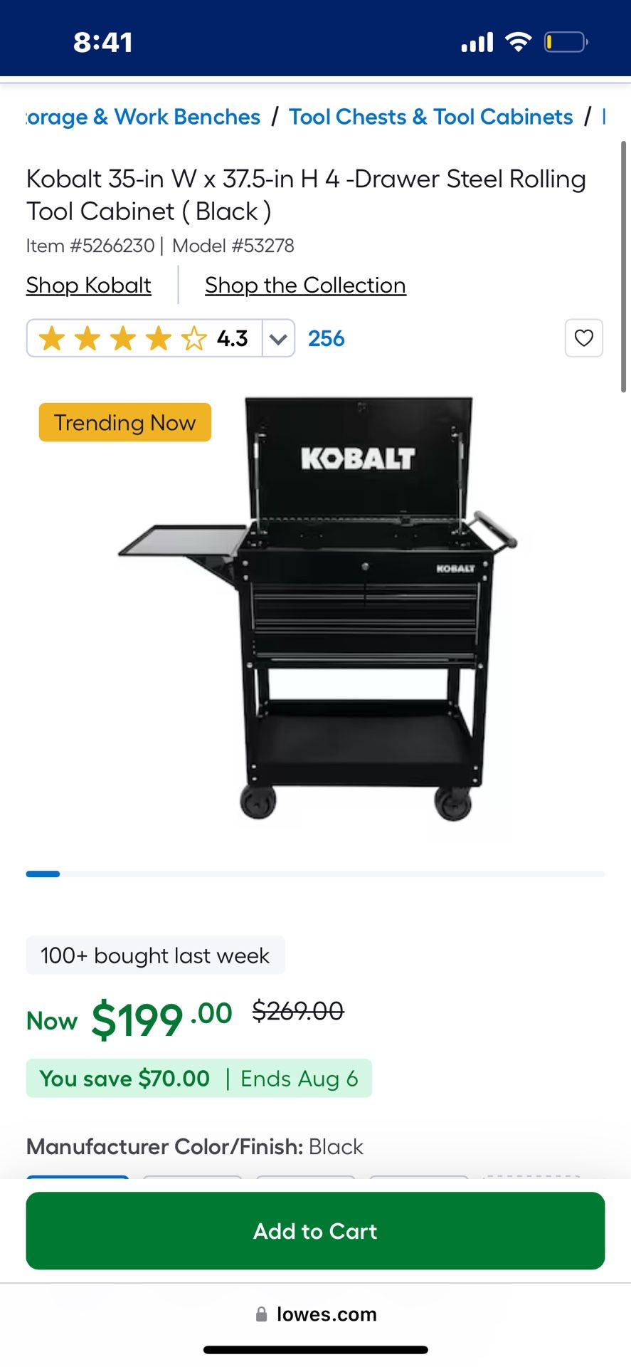Kobalt Tool Box