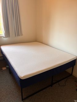 Queen Size Mattress + Bed Frame