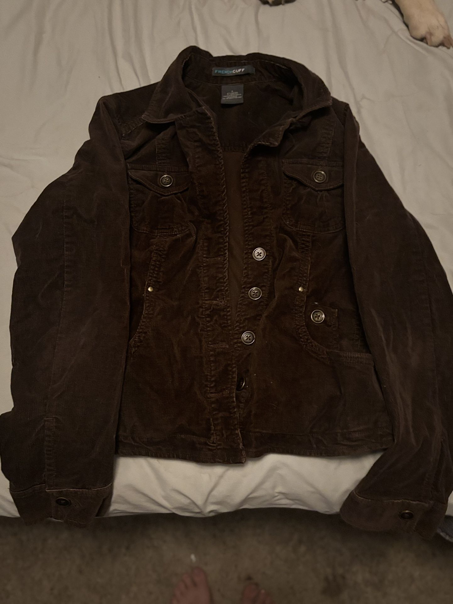 Brown Button up Coat
