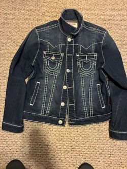 True Religion Jean Jacket For Sale Size L 150$