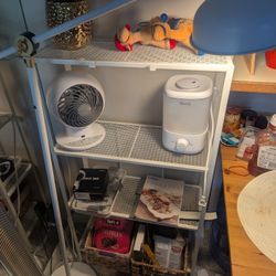 IKEA Shelf, metal/white