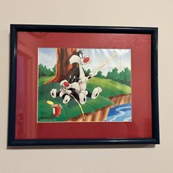 Vintage 1994 Warner Brothers Framed Pictures  