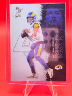 Matthew Stafford Signature Class #32 LA Rams 1st Round Pick 1st Pick