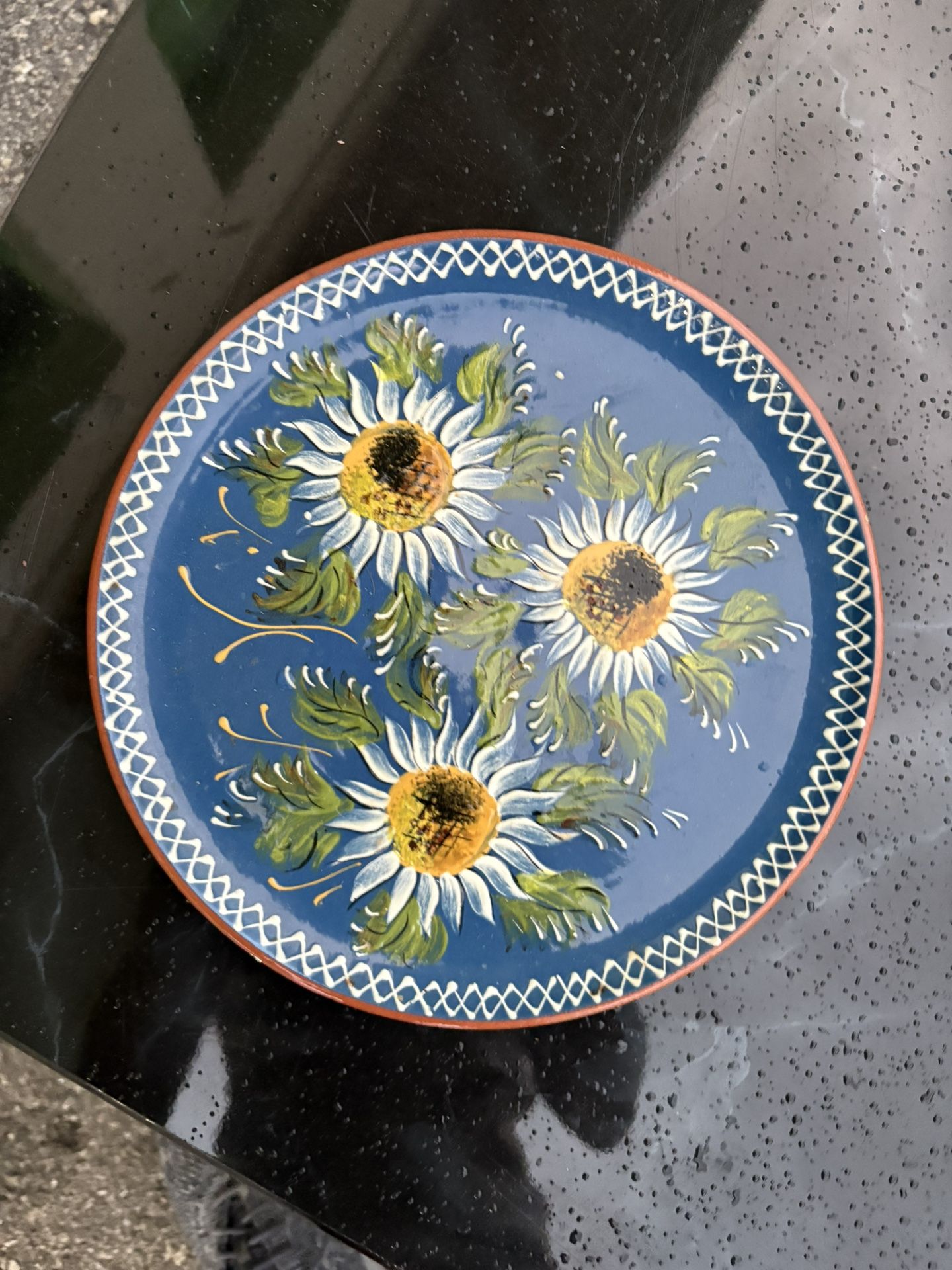 Handerbeit Vintage German Decorative Plate