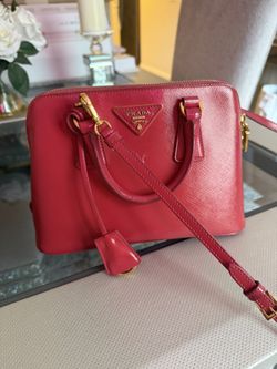 Prada Alma Bag - Tropical Red