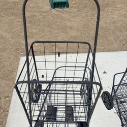 Helping Hand  Carro Plegable Utilitario de 4 Ruedas con Ruedas y Asa