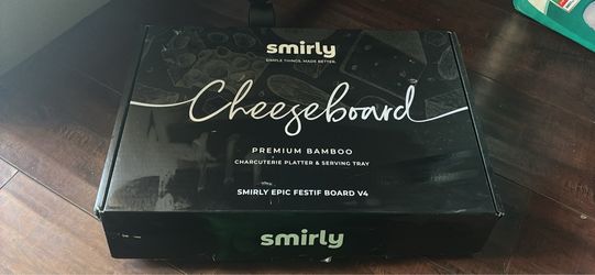 Smirly Premium Bamboo Cheeseboard Set