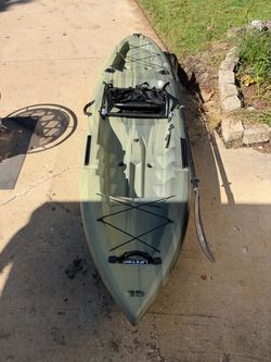 Lifetime Fishing Kayak with Paddle