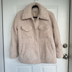 Knox Rose Teddy Sherpa Coat size XS