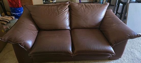 Leather couch