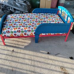 Used kids bed with mattress