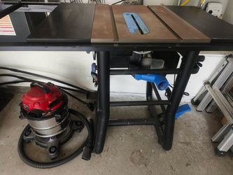 Delta 36-725T2 10" Contractor Table Saw – 15 Amp – Rolling Stand