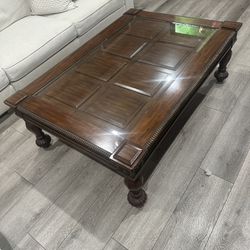 Living Room Furniture Set (coffee Table, Tall Table, Mirror)