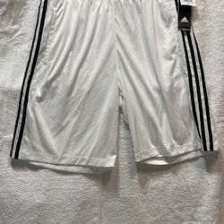 New with Tags, ADIDAS CLIMALITE ATHLETIC SHORTS, Size: X-Large 