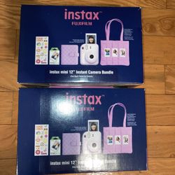 FujiFilm Instax Mini 12 Holiday Bundle Lilac Purple x2