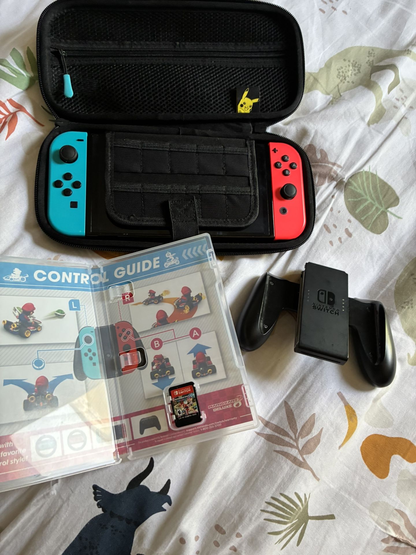 Nintendo Switch Oled+Mario Kart Deluxe 8+Case(READ DESCRIPTION)