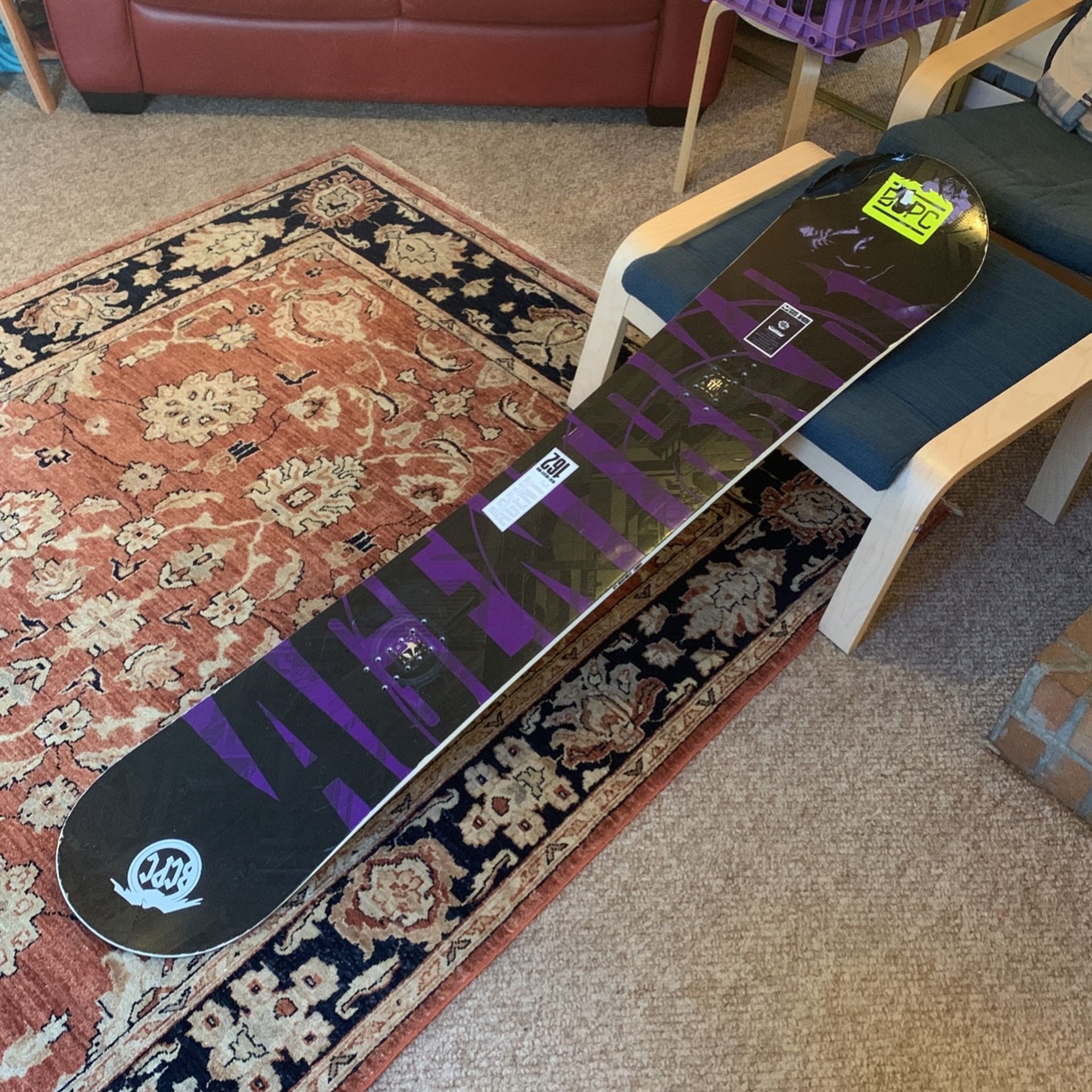 Used 162 Rome Agent Wide Snowboard