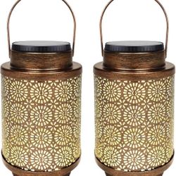Pack Solar Lanterns Outdoor Waterproof, Outdoor Solar Hanging