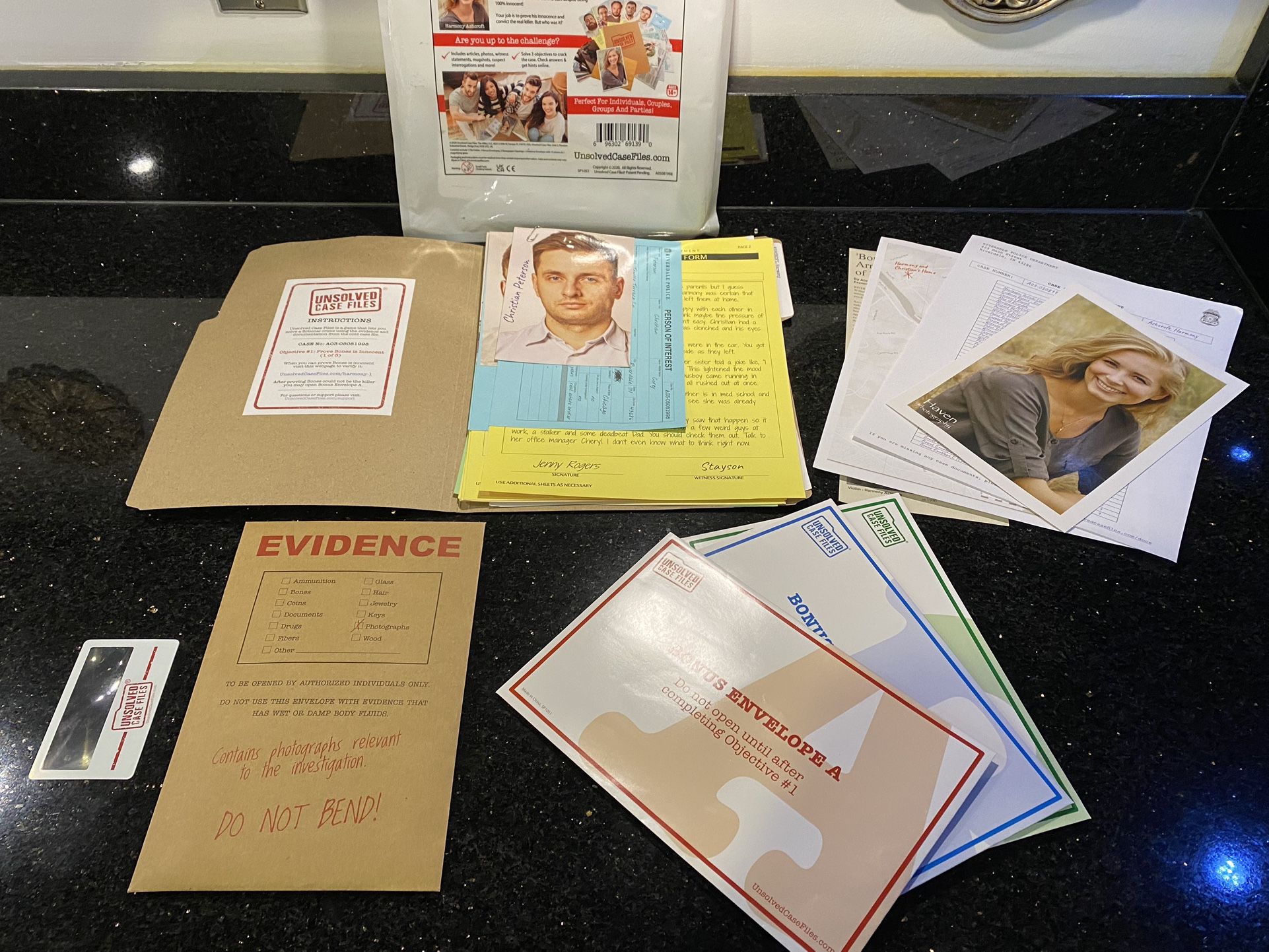 Pressman Unsolved Case Files: Harmony Ashcroft - Cold Case Murder Mystery Game
